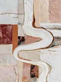 Abstract creamy brush strokes by IamHome Studio