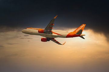 Easy Jet OE ICB-Passagierflugzeug, Airbus A320 von Gert Hilbink