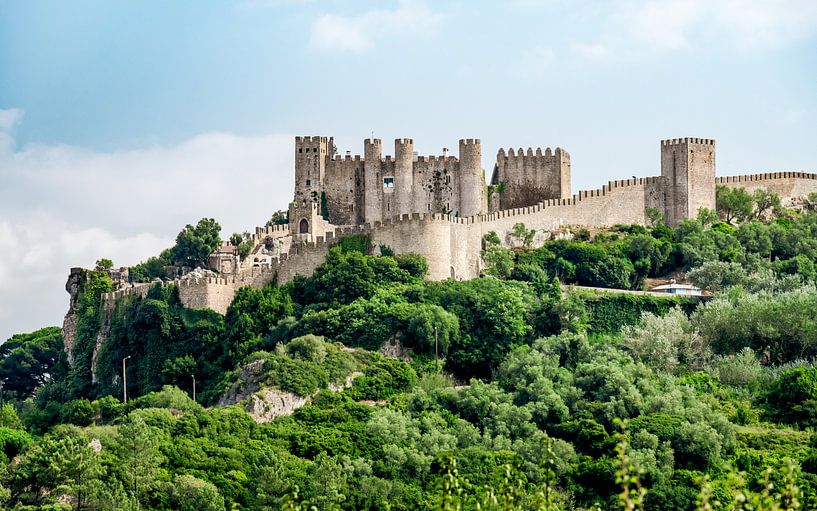Obidos Castle On The Hill by Urban Photo Lab