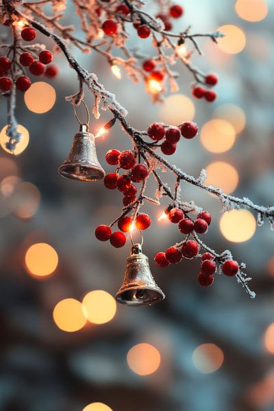 Kerst glamour van Poster Art Shop
