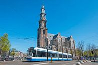 Paysage urbain d'Amsterdam aux Pays-Bas avec la Westerkerk par Eye on You Aperçu