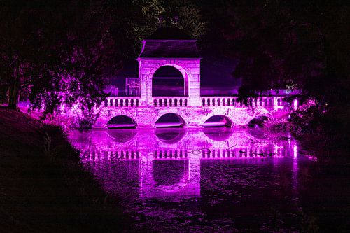 Lichtfeest in Schloss Dyck van Michael Ruland