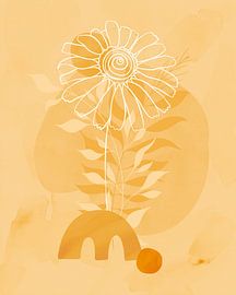 Abstract landscape in bright sunlight by Tanja Udelhofen