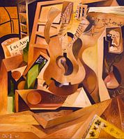 Stilleben mit Gitarre