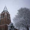 Schneebedeckte Peterskirche von sQuarecoW