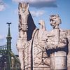 Budapest – St.-Stephan-Skulptur / Freiheitsbrücke von Alexander Voss