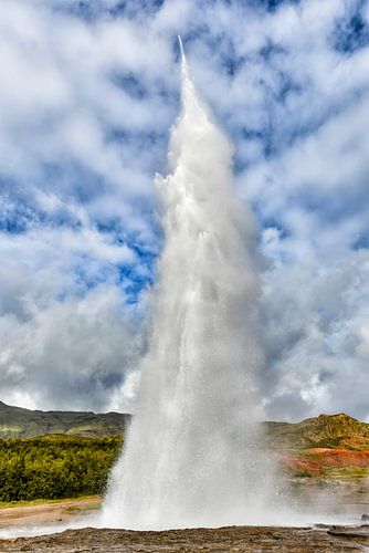 Strokkur Geiser in IJsland