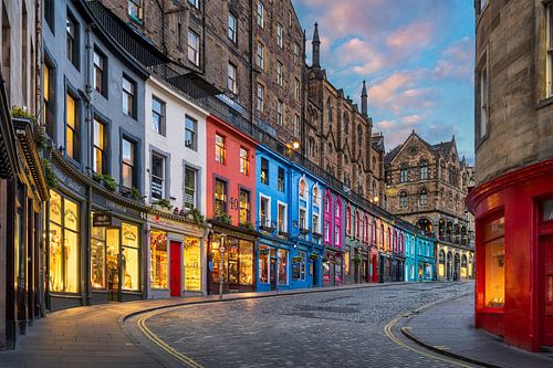 Victoria Street in Edinburgh, Schottland von Michael Abid