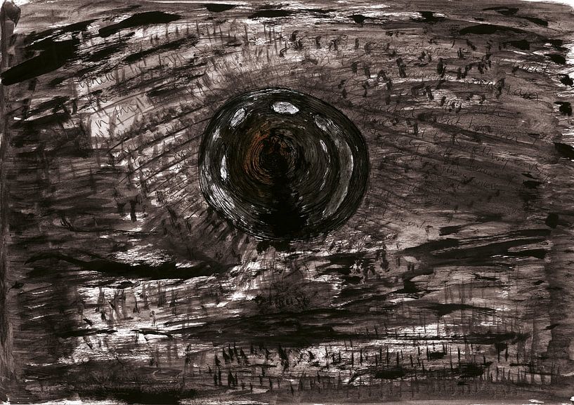 The gallows field of words by Wouter Springer