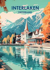 Idylle d'Interlaken : Une retraite au bord d'un lac suisse
