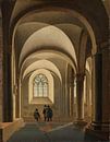 De westelijke traveeën van de zuidelijke beuk van de Mariakerk te Utrecht, Pieter Jansz. Saenredam,  van Marieke de Koning thumbnail