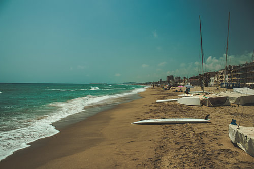 Het strand in cunit