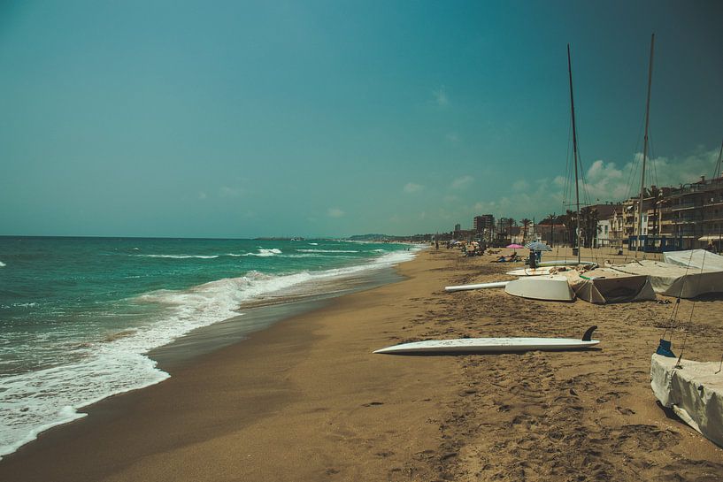 Het strand in cunit by Dennis Kluytmans