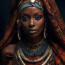 Femmes africaines - Coloré - Traditionnel - Luxe sur www.annemiekebezemer.nl