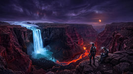Alien Volcanic Landscape Exploration by Markus Gann