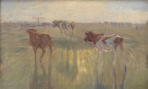 Vee gezien tegen de zon op het eiland Saltholm, Theodor Philipsen