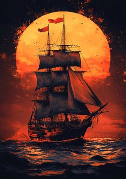 Zeilboot van Lae