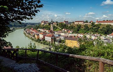 Burghausen an der Salzach von altmodern