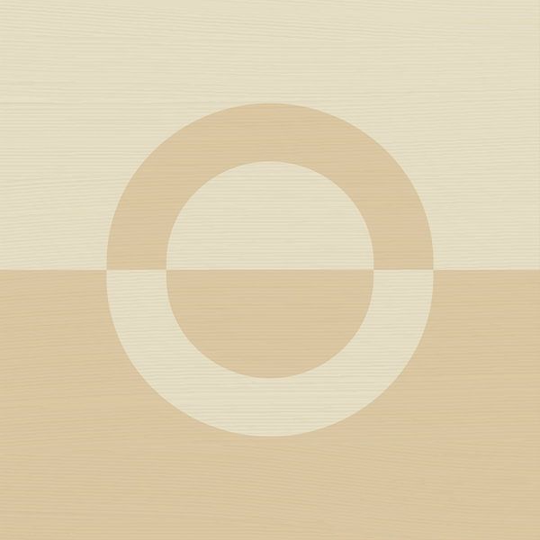 Retro Earth Beige by Mad Dog Art