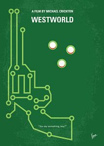 No231 L'affiche du film minimal My Westworld sur Chungkong Art