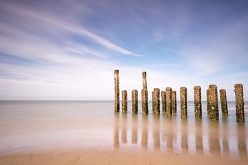 Sur la plage de Nieuw-Haamstede sur Guy Lambrechts