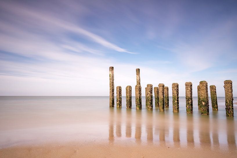 Sur la plage de Nieuw-Haamstede par Guy Lambrechts photographie