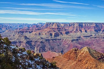 Grand Canyon in de winter (Arizona, Verenigde Staten) van Eva Rusman