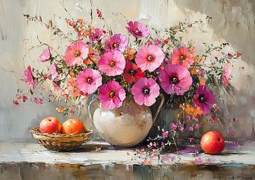 Bloemen Stilleven van Kunst Kriebels