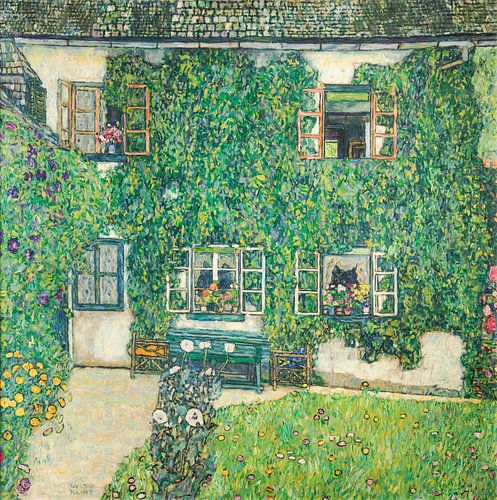 Het huis van boswachter'in Weissenbach II (Tuin), Gustav Klimt
