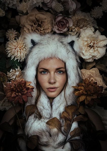 Husky Lady van I am shooting Portraits