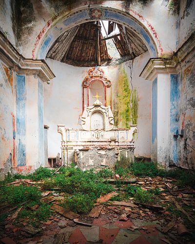 Une église abandonnée en Italie.