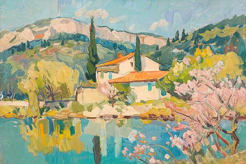 Landschaft im Monet-Stil