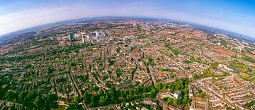 Utrecht in Panorama from the air II by Robbert Frank Hagens