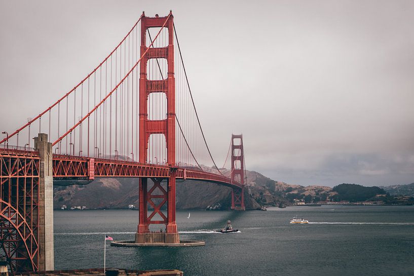 Golden Gate Bridge  van Niels Keekstra