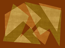 Abstrakte geometrische Wüstenfarbpalette