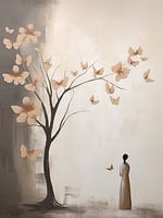 Japandi Butterfly Tree