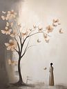 Japandi Butterfly Tree by Caroline Guerain thumbnail