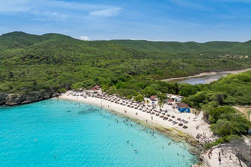 Curacao - Droneopname van Grote Knip