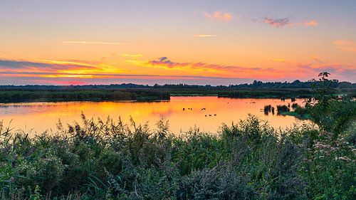 Coucher de soleil dans le pays, Groningue