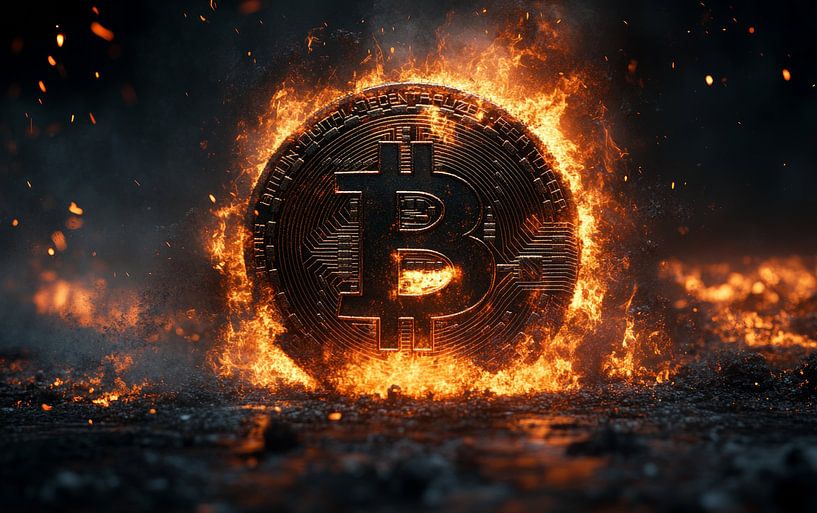 Bitcoin on Fire by robby akrim