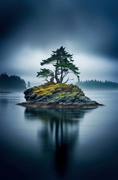 Vue sur l'île par fernlichtsicht