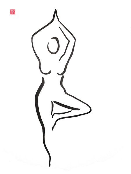Yoga Tree Pose von Jochen A. Pfisterer