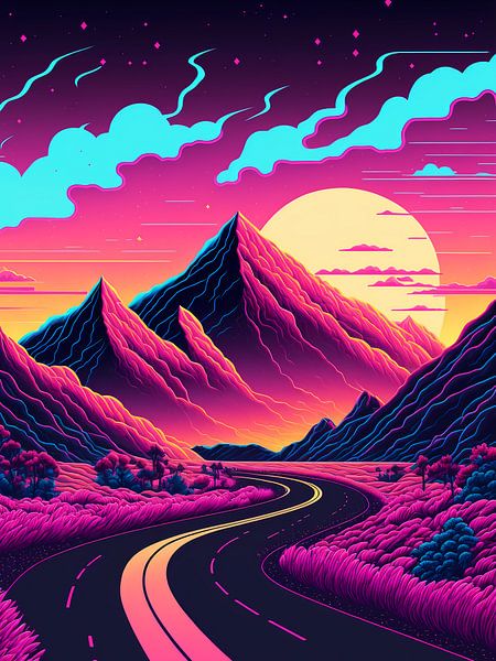 Vapor sunset by haroulita