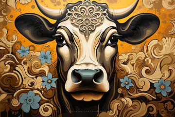 Cows Painting 95943 by ARTEO Paintings