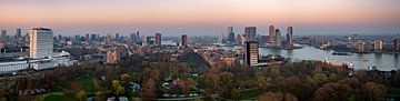 Rotterdam sunset Panorama van Joey Hohage