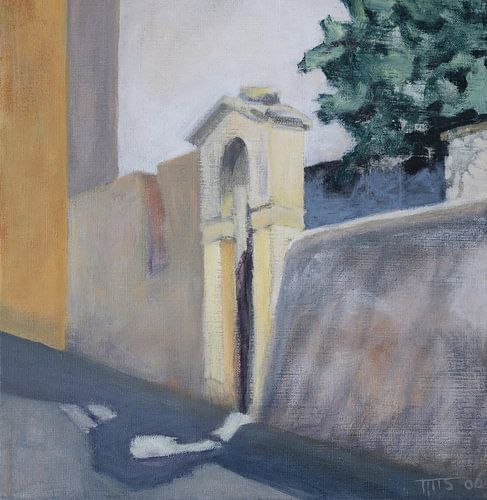 Straße in der Provence von Tjitske Sinke