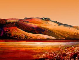 Paysage doré sur Andreas Wemmje