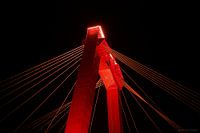 Willemsbrug in the evening