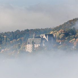 Marburger Schloss im Nebel von Jürgen Schmittdiel Photography