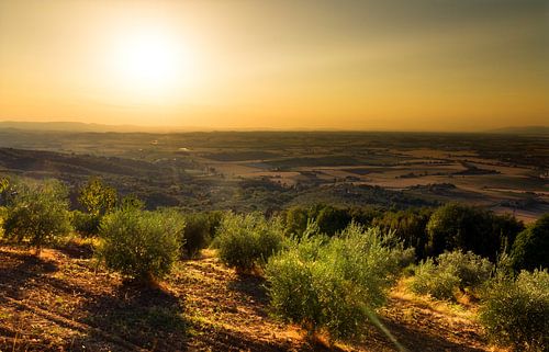 Toscaanse zonsondergang